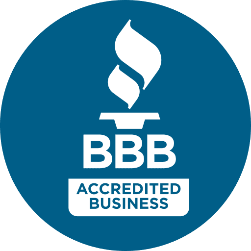 bbb accredited business blue circle badge